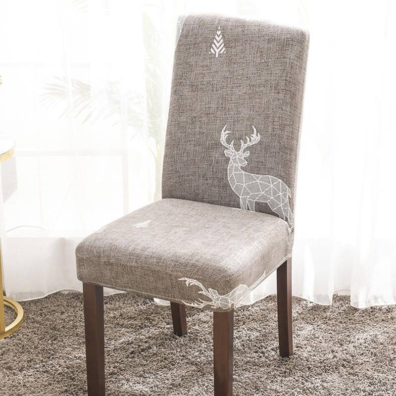

Elk Print Stretchy Chair Cover, Khaki