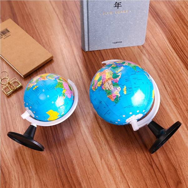 

1pc Office World Globe, Blue