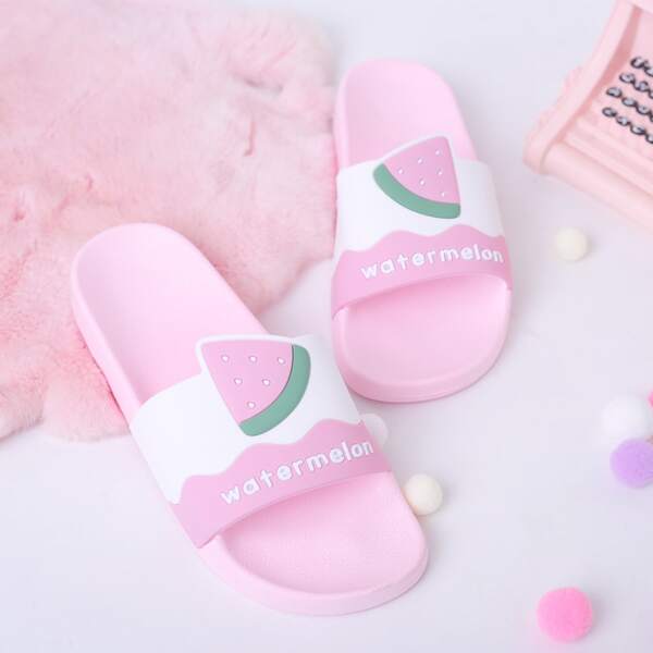 

Watermelon Pattern Sliders, Pink