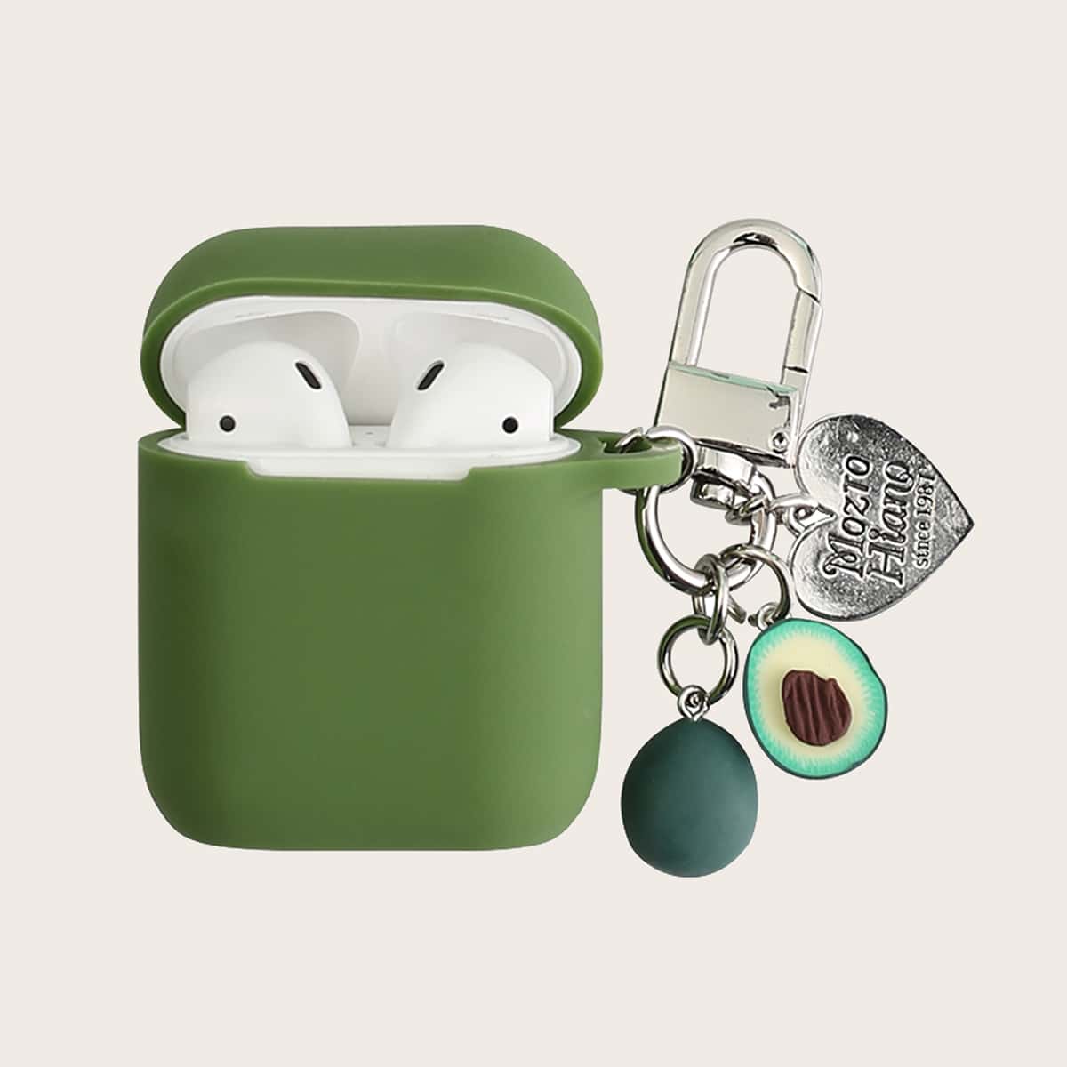 

Solid AirPods Case, Green
