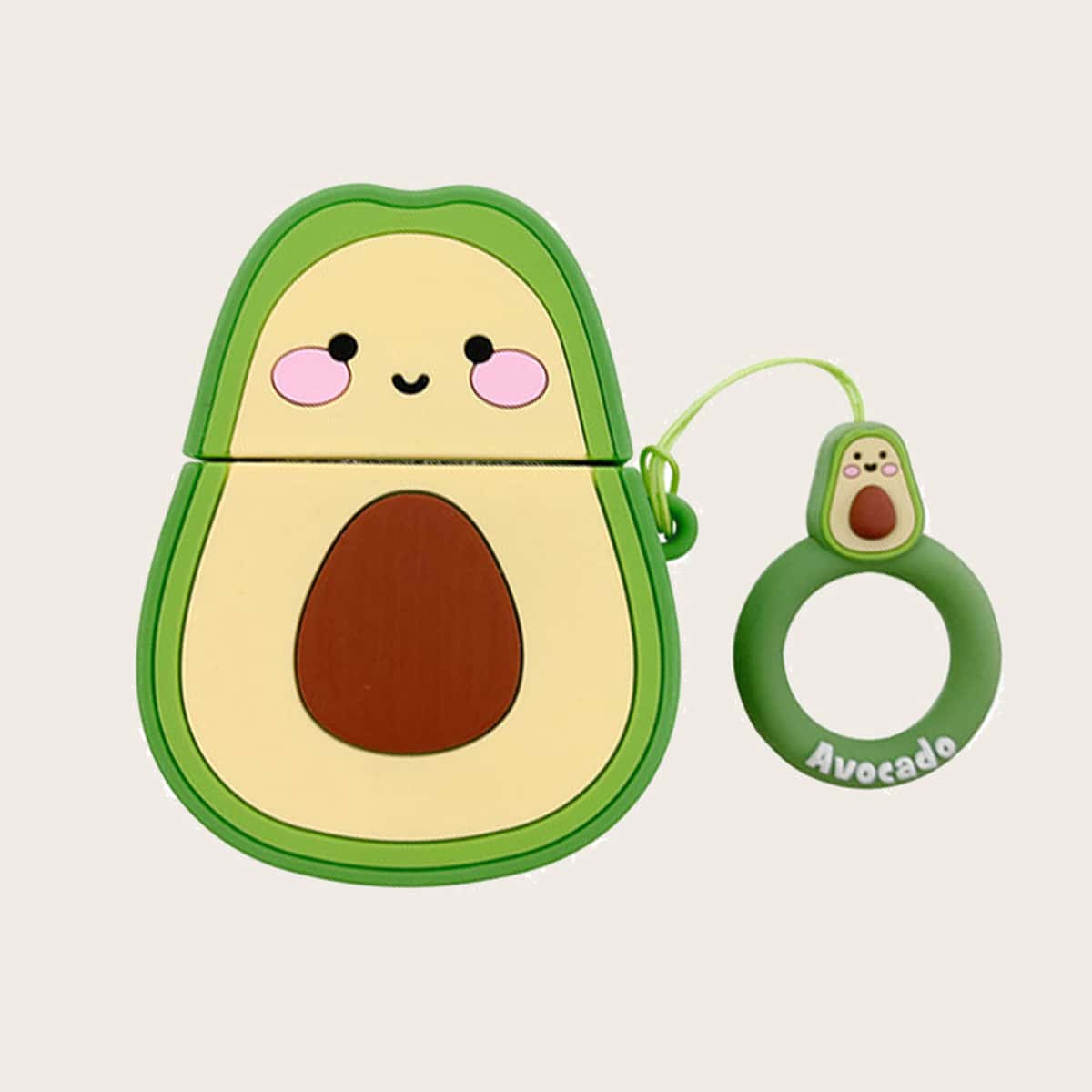 

Avocado Shaped AirPods Case, Multicolor