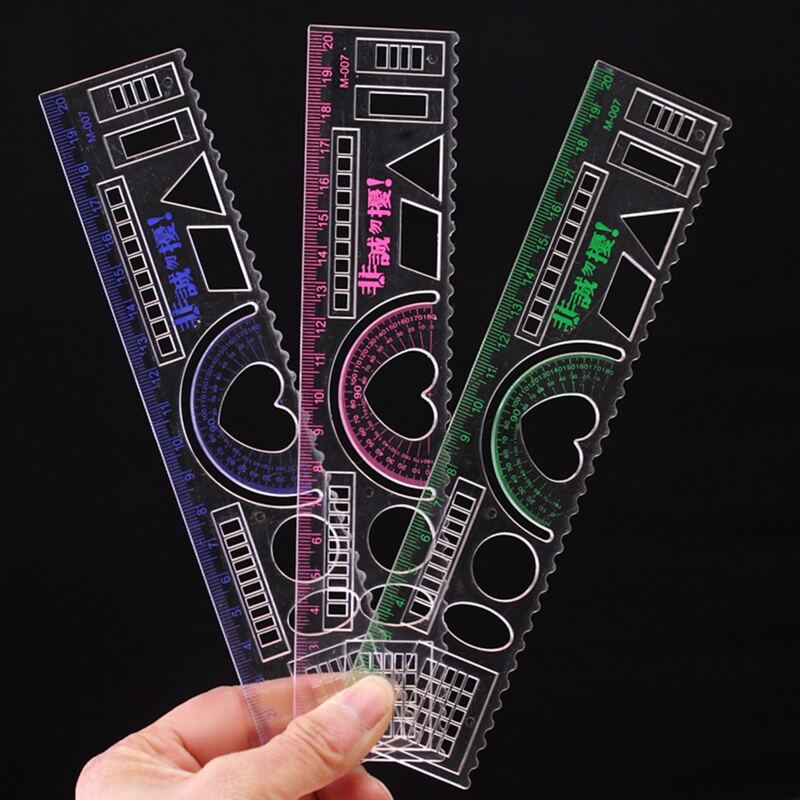 

1pc Creative Random Ruler, Multicolor