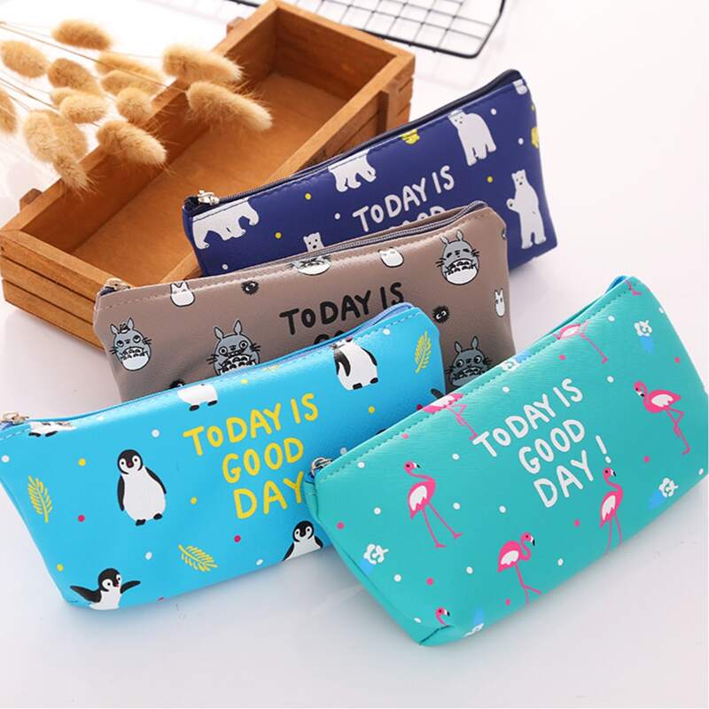 

1pc Cartoon Graphic Pencil Case, Multicolor