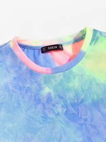 Manfinity Hypemode Men Tie Dye Tee - Multicolor - View 4