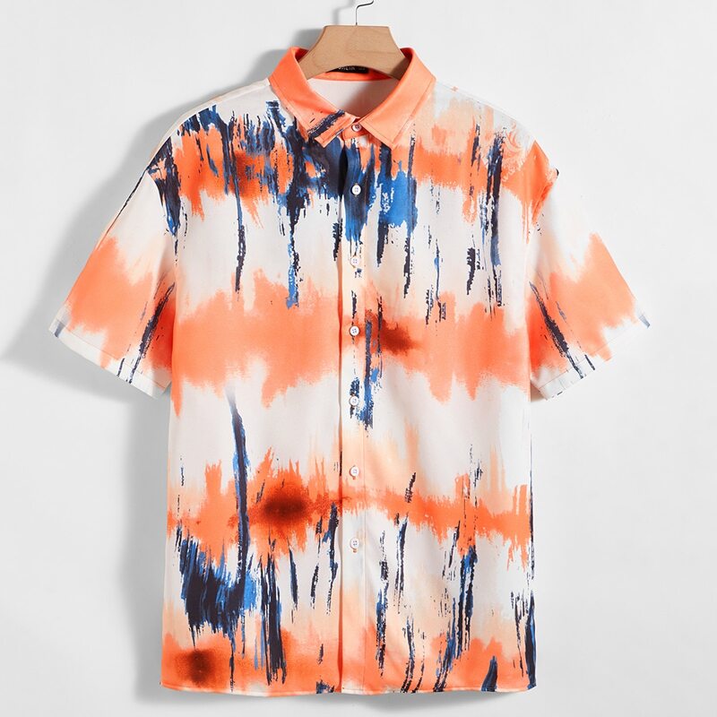 

Guys Tie Dye Shirt, Multicolor