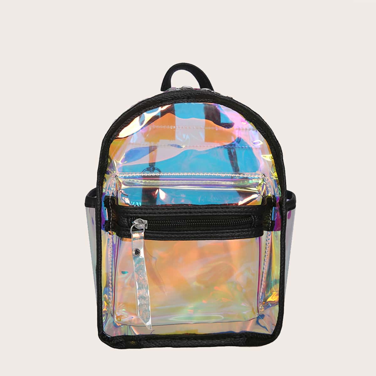 

Holographic Clear Backpack, Multicolor