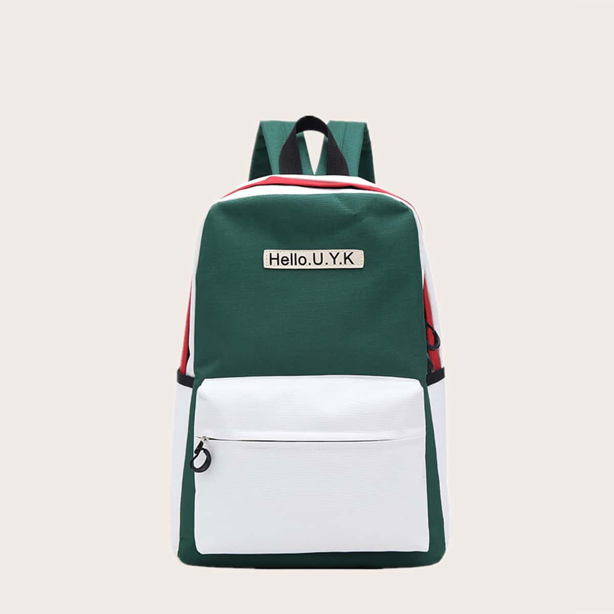 

Colorblock Pocket Backpack, Multicolor