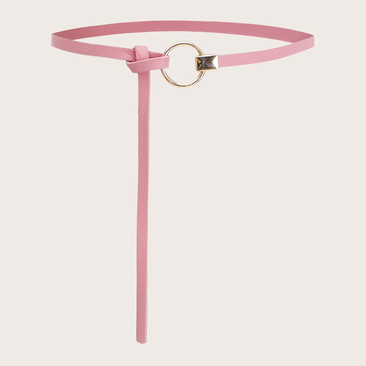 

Ring Skinny Belt, Pink
