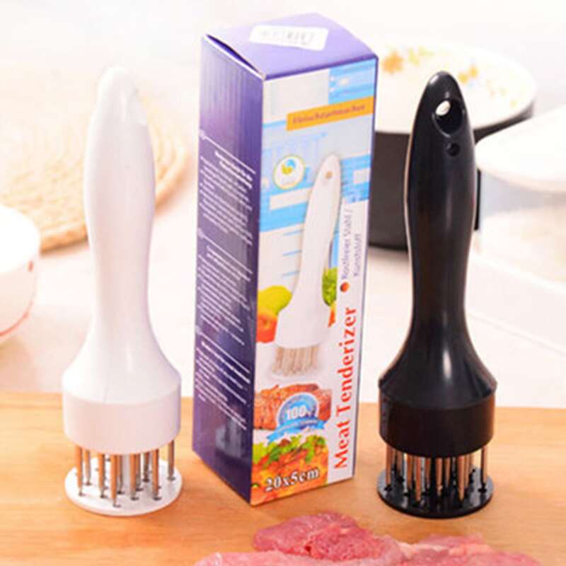 

1pc Kitchen Meat Loosener, Black and white