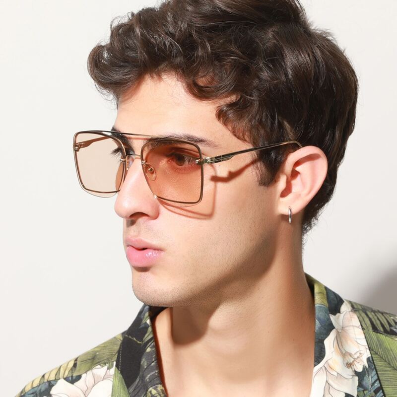 

Guys Top Bar Sunglasses, Brown