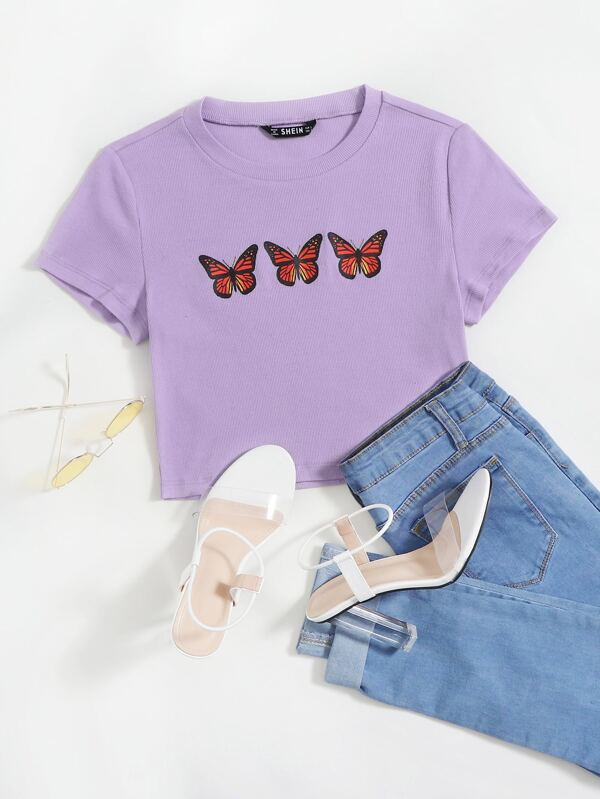 Top mariposa shein Clearance