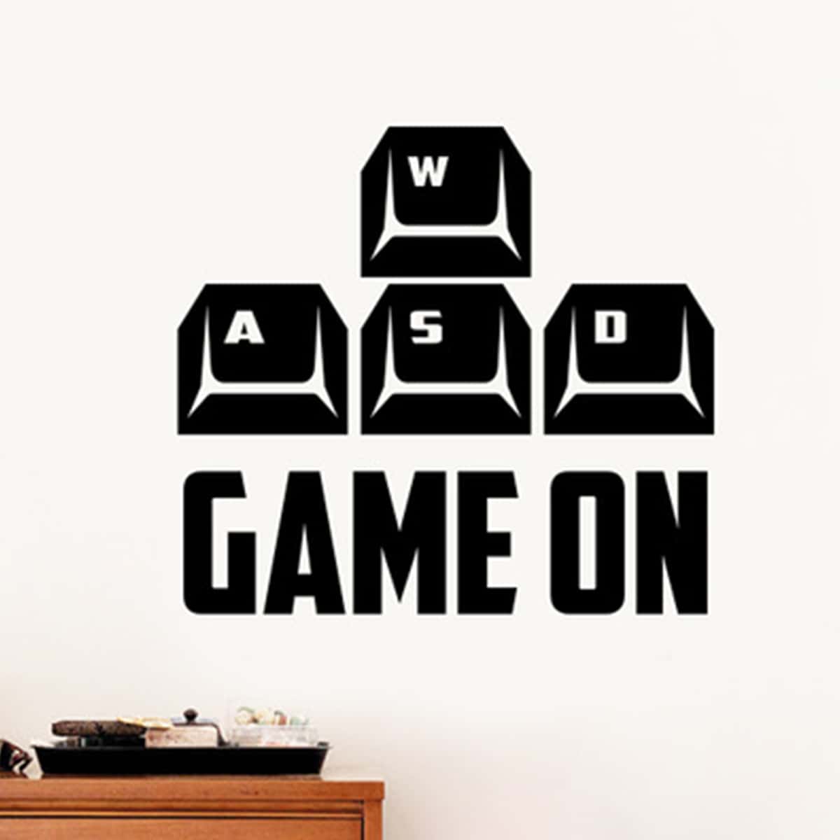 

Gamepad Wall Sticker, Black