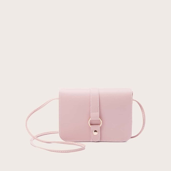 

Минималистская сумка через плечо для девочек, Розовые