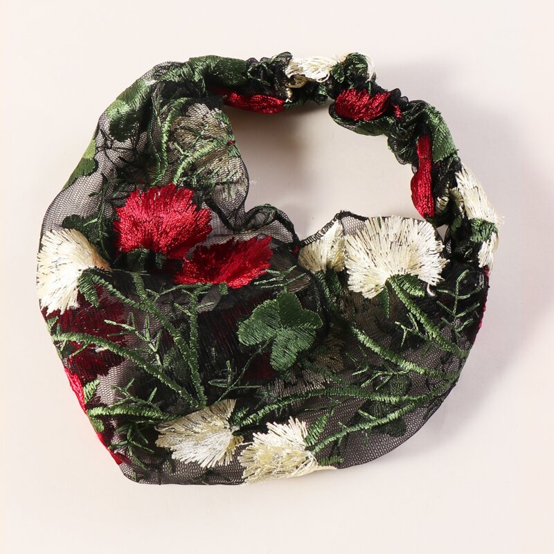 

Floral Embroidered Headband, Multicolor