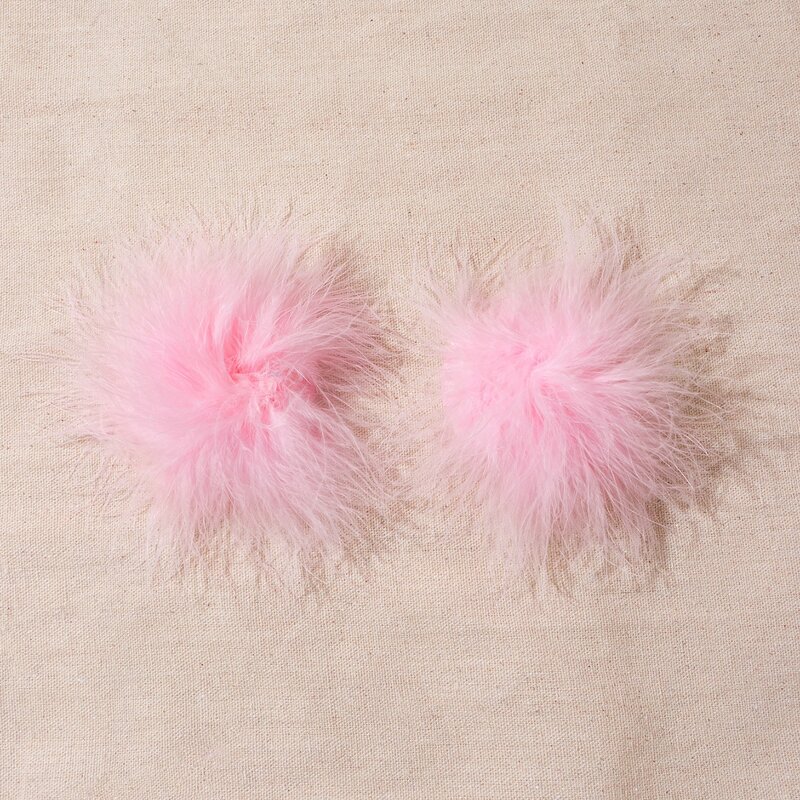 

Fuzzy Nipple Covers, Pink