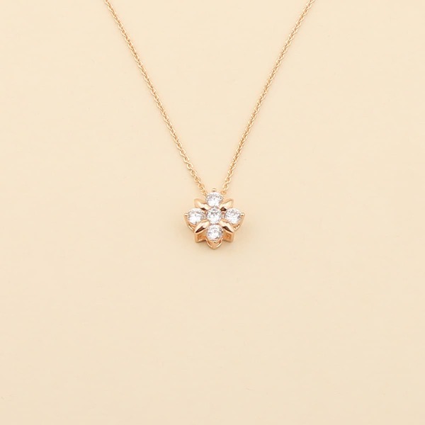 

Rhinestone Pendant Necklace, Gold