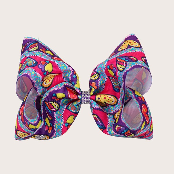 

Girls Bow Design Hair Clip, Purple