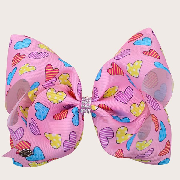 

Girls Bow Design Hair Clip, Pink