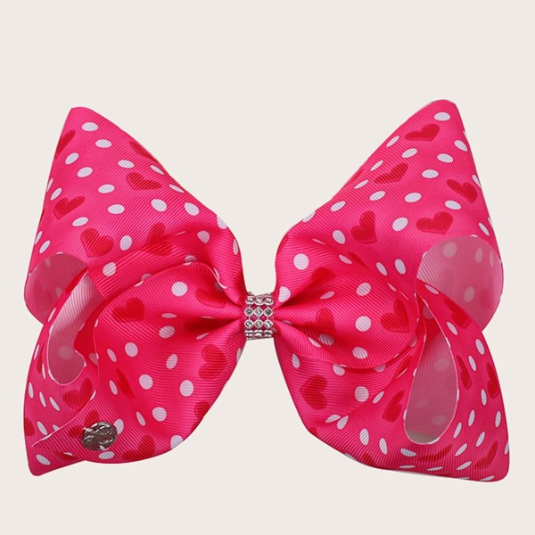

Girls Bow Design Hair Clip, Red