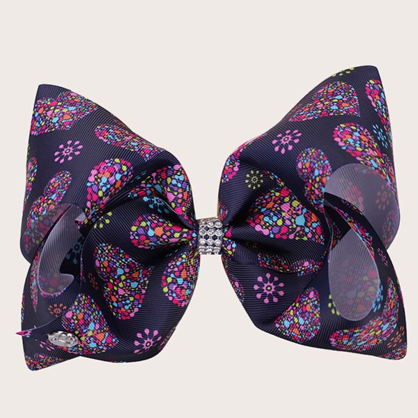 

Girls Bow Design Hair Clip, Navy blue