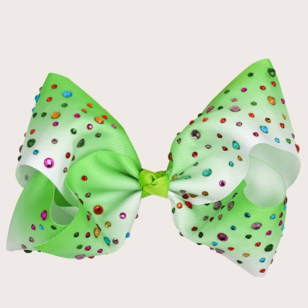 

Girls Bow Design Hair Clip, Green