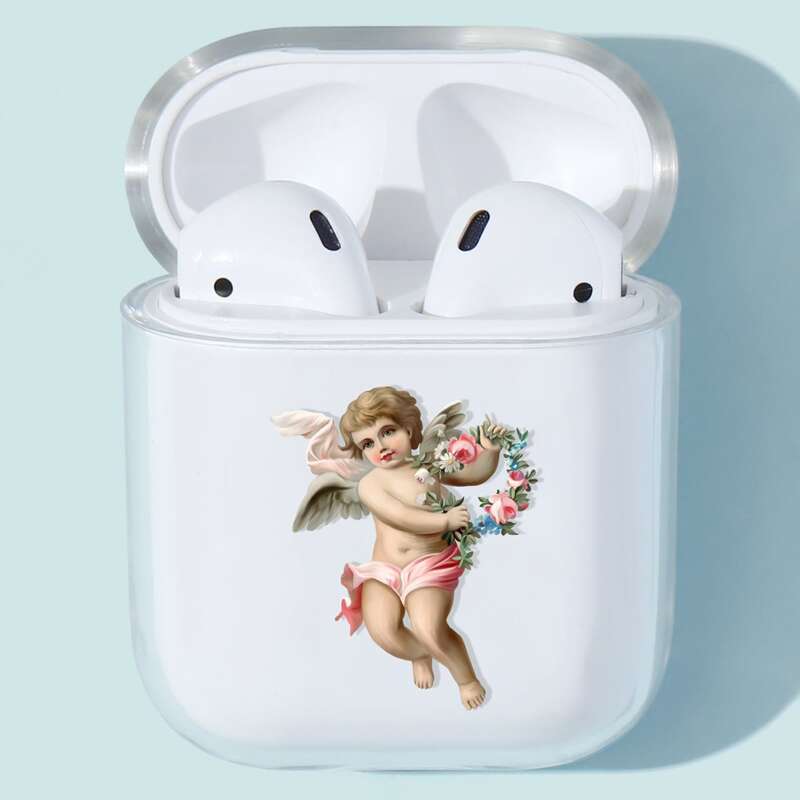 

1pc Angle Print AirPods Case