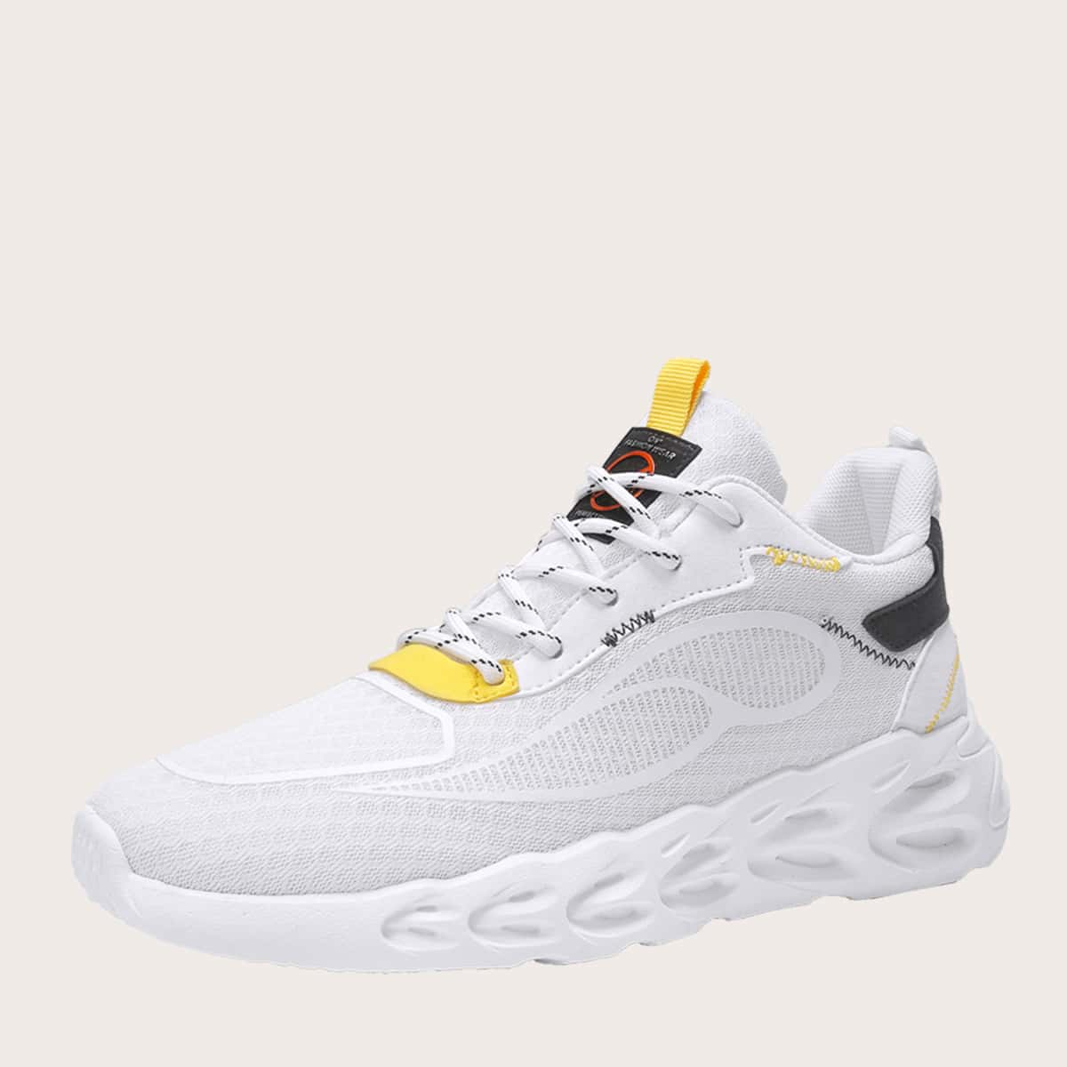 

Guys Lace-up Front Wide Fit Sneakers, White