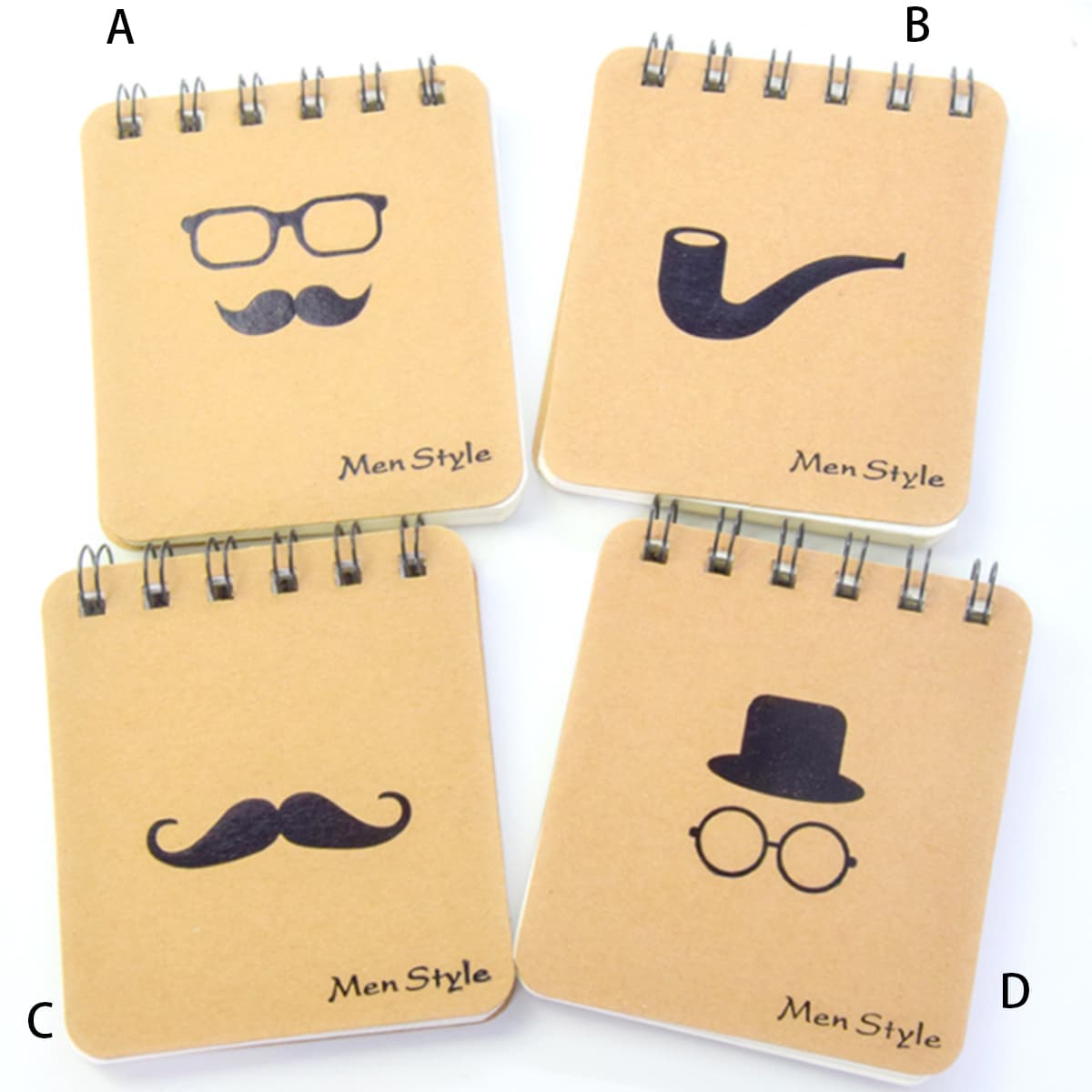 1pc Cartoon Coil Notebook, Brown