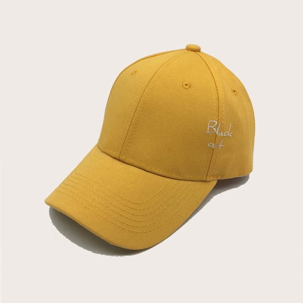 

Men Embroidered Baseball Cap, Yellow