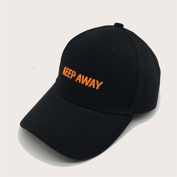 

Men Embroidered Baseball Cap, Black