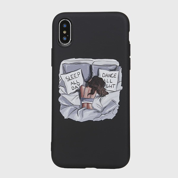 

Чехол для iPhone с рисунком 1шт, Многоцветный