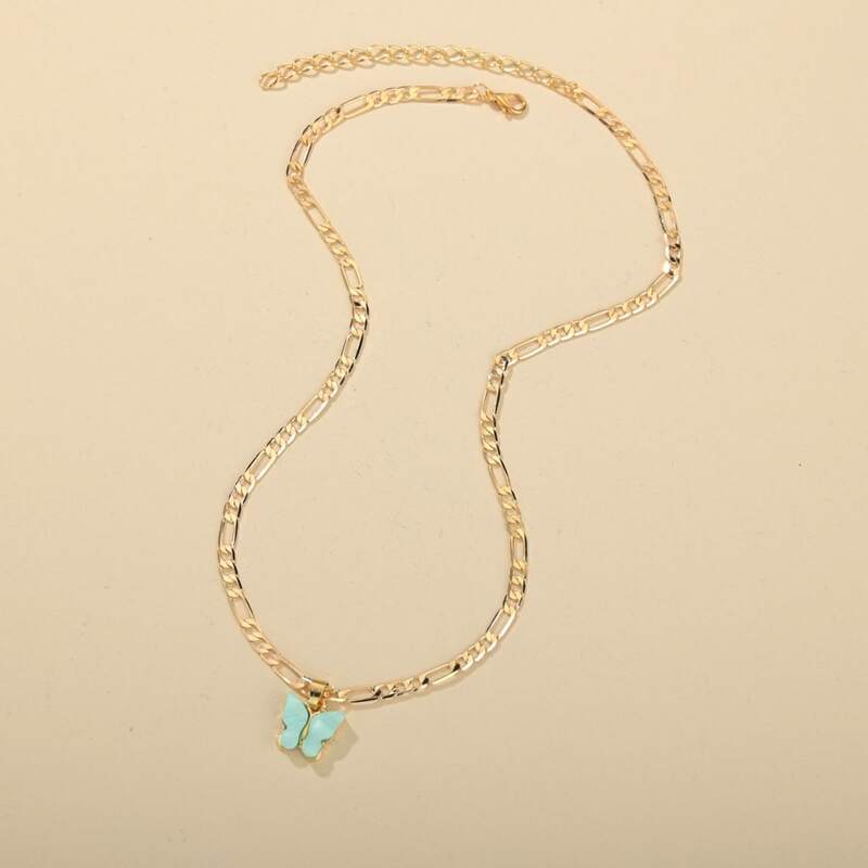 

Butterfly Charm Necklace, Gold