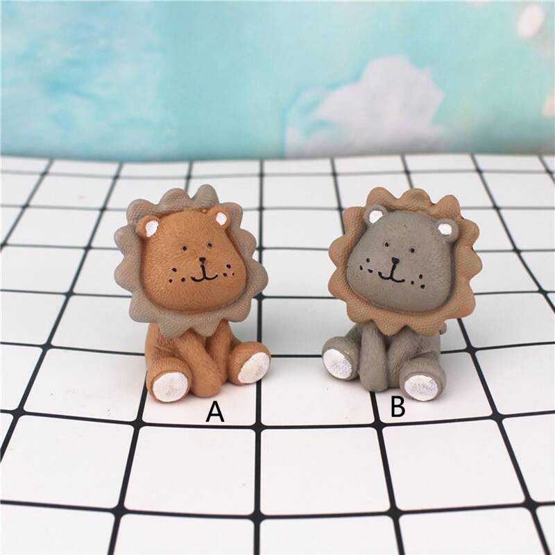 

1pc Cartoon Lion Decorative Object, Multicolor