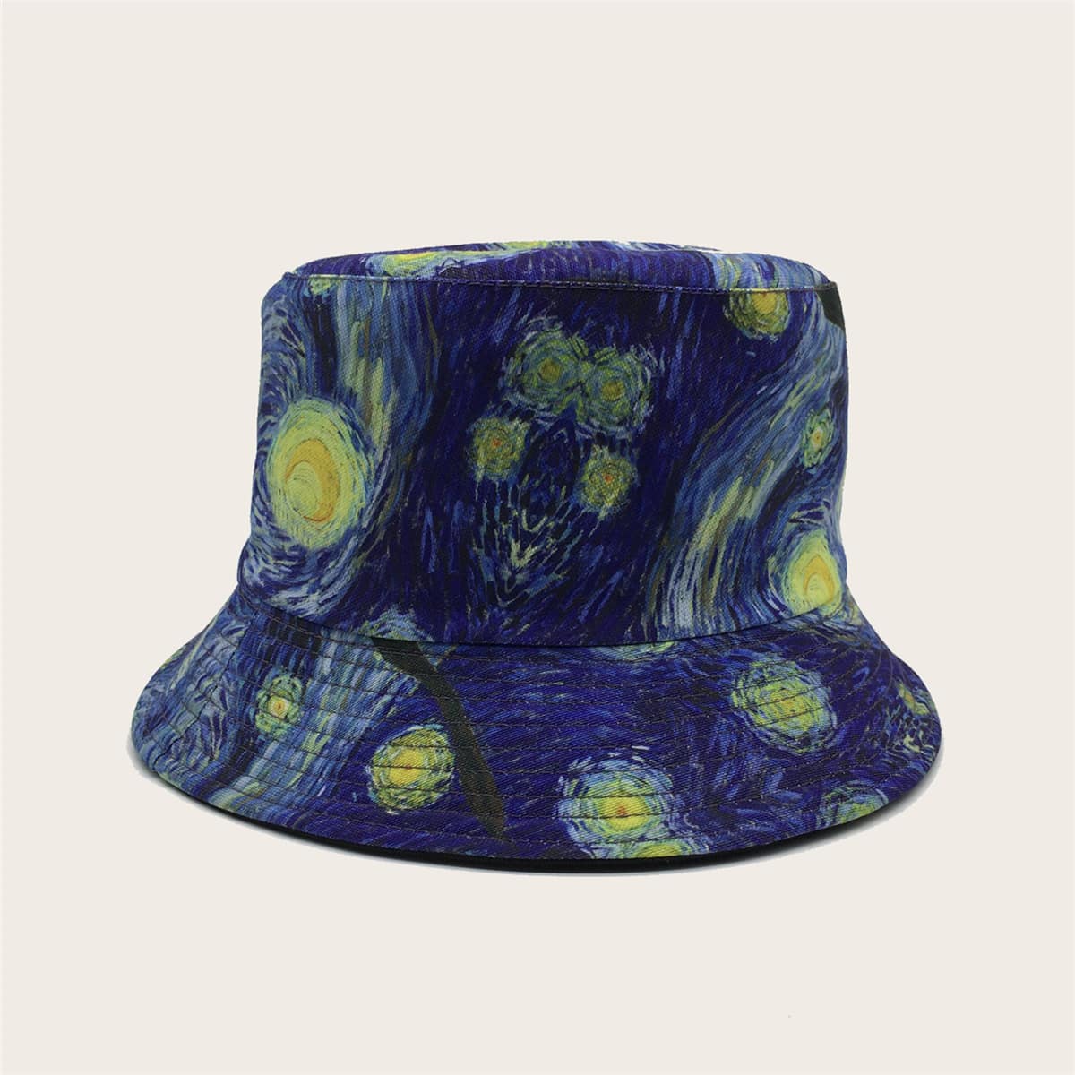 

Guys Moon Pattern Bucket Hat, Multicolor