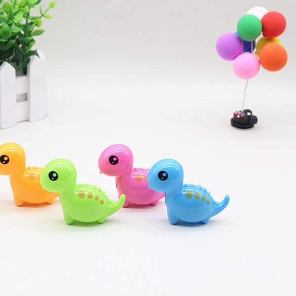 

1pc Dinosaur Shaped Random Pencil Sharpener, Multicolor