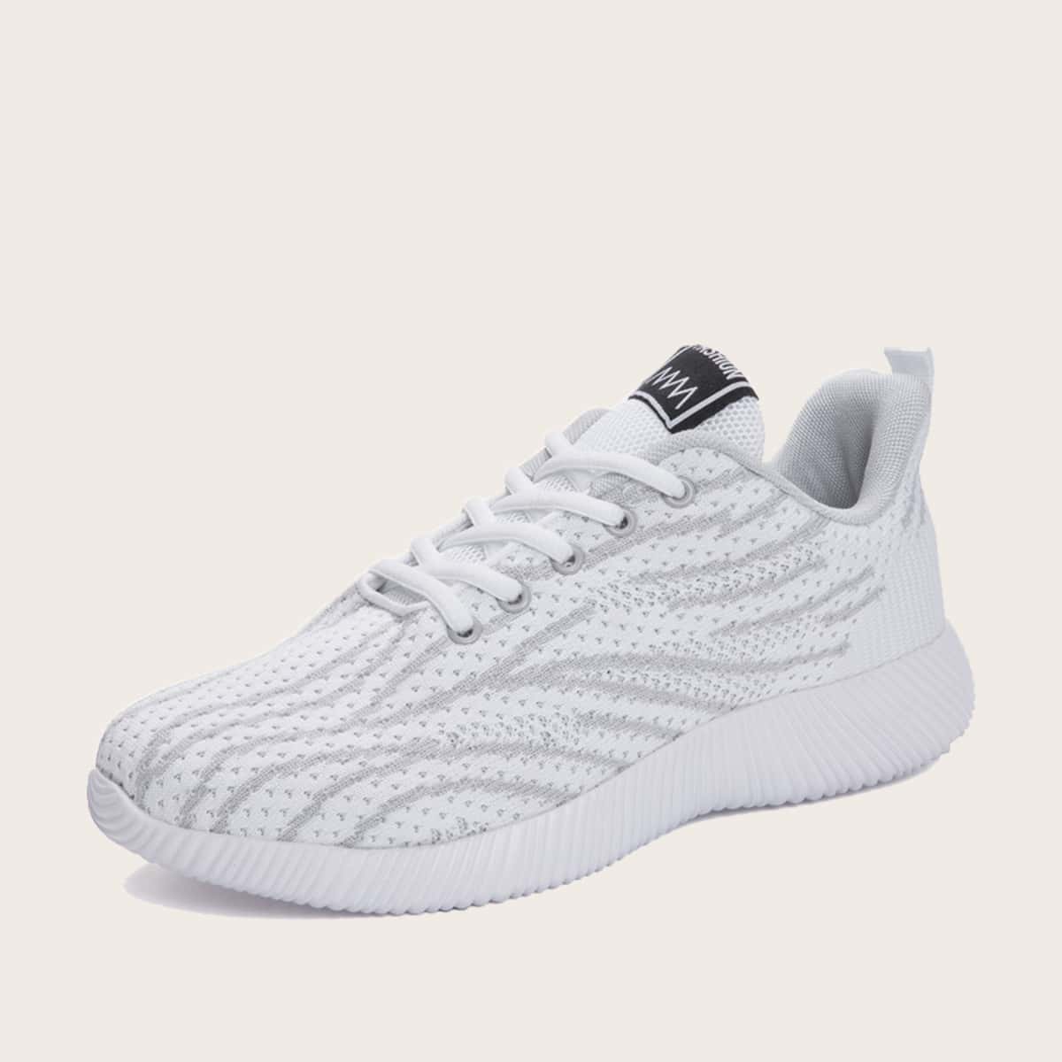 

Guys Lace-up Front Low Top Sneakers, White