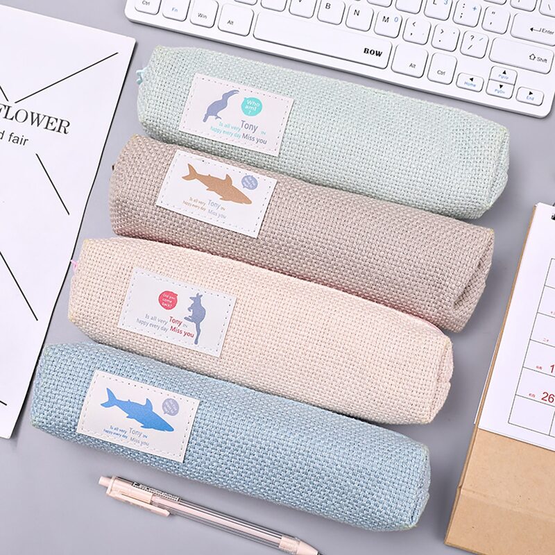 

1pc Portable Pencil Case, Multicolor
