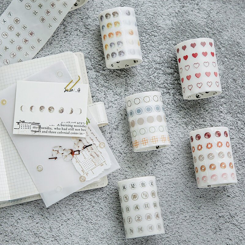 

1roll Mixed Pattern Masking Tape, Multicolor