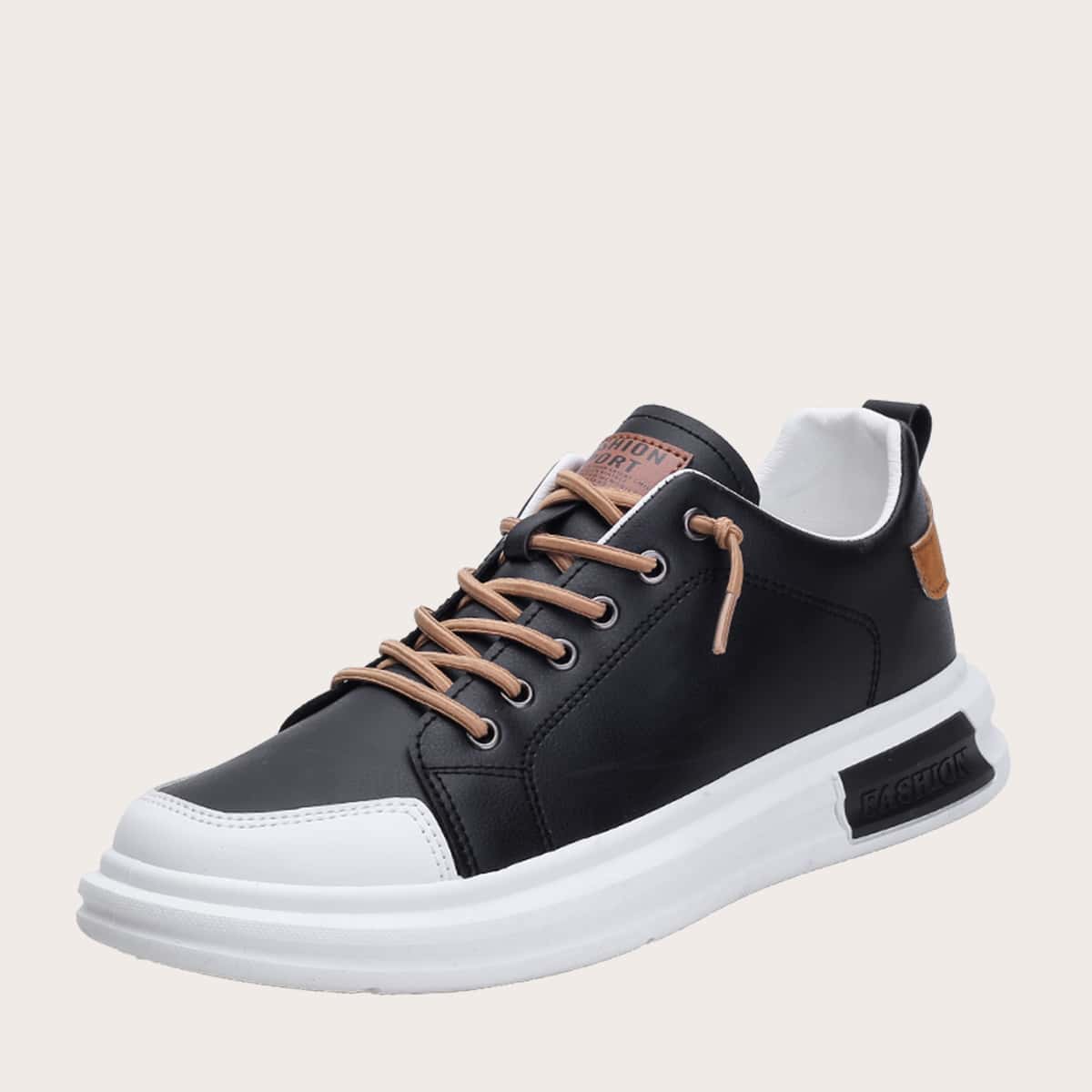 

Guys Lace-up Front Skate Shoes, Black