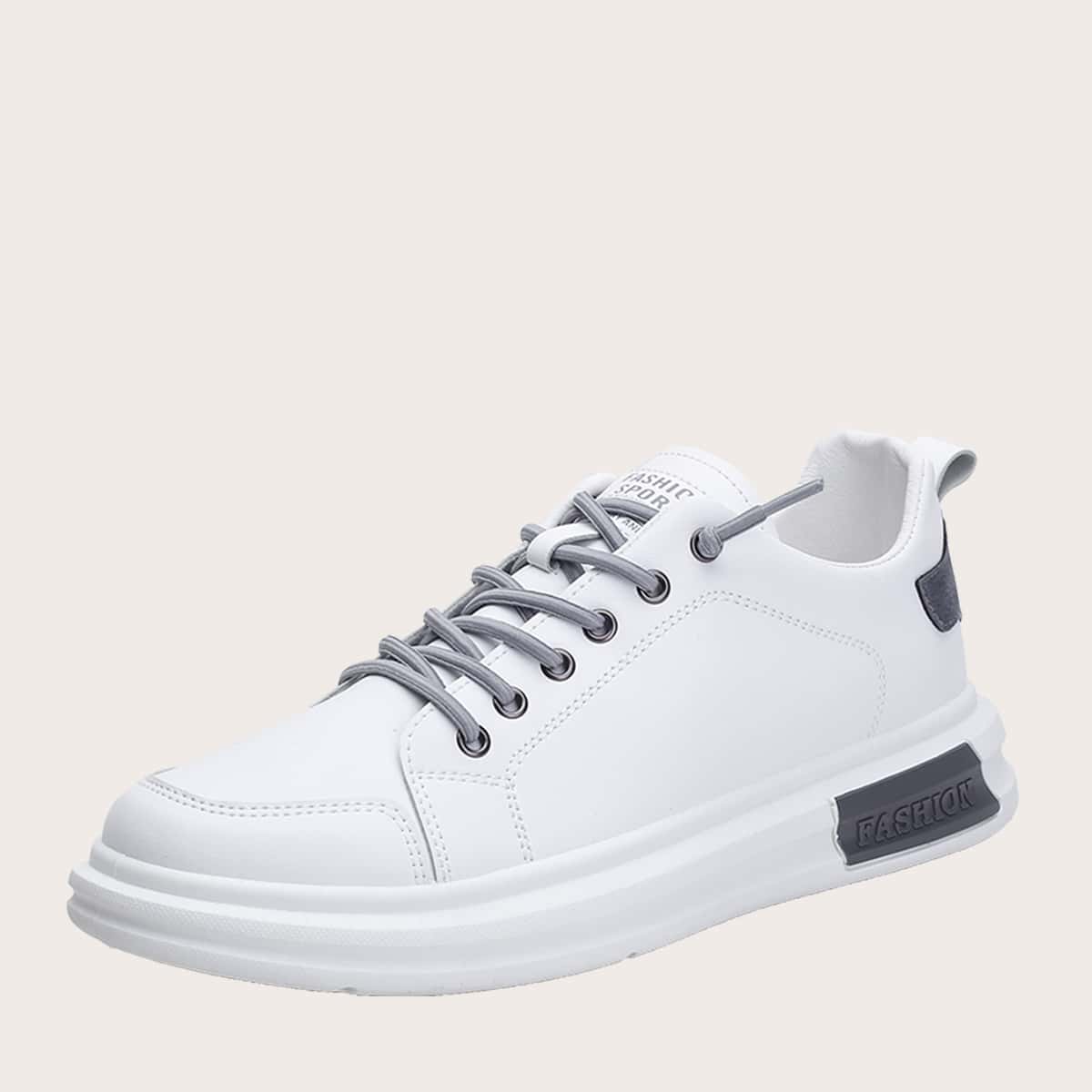 

Guys Lace-up Front Skate Shoes, White