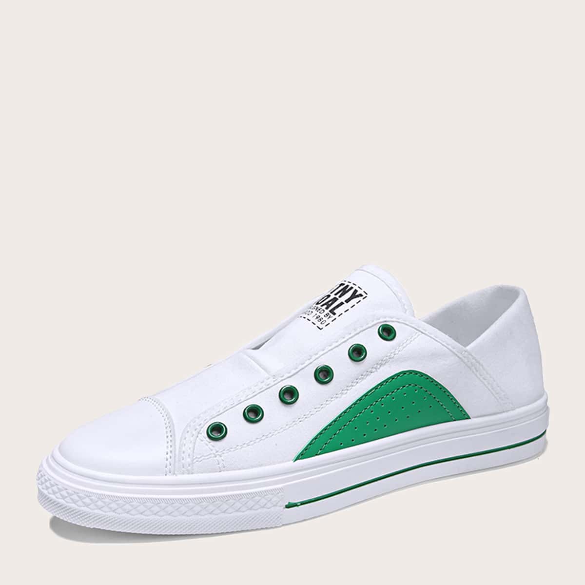 

Guys Slip On Skate Shoes, White