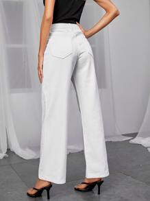 Shein pocket detail baggy jeans Clearance