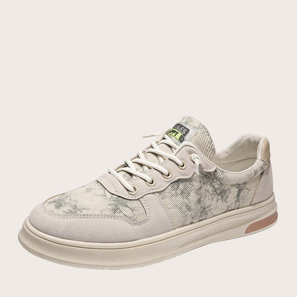 

Мужские кроссовки на шнуровках с мраморным узором, Хаки