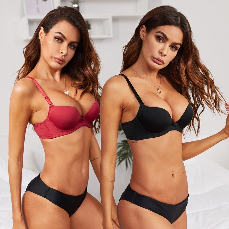 

2pack Underwire Bra Set, Multicolor