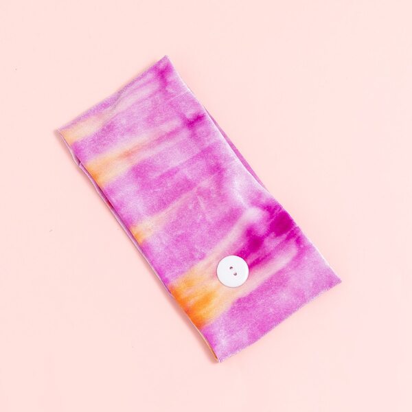 

Tie Dye Pattern Headband, Purple