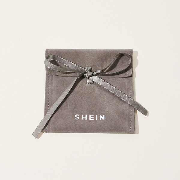 

SHEIN сумка для хранения ювелирных изделий с узлом, Серые