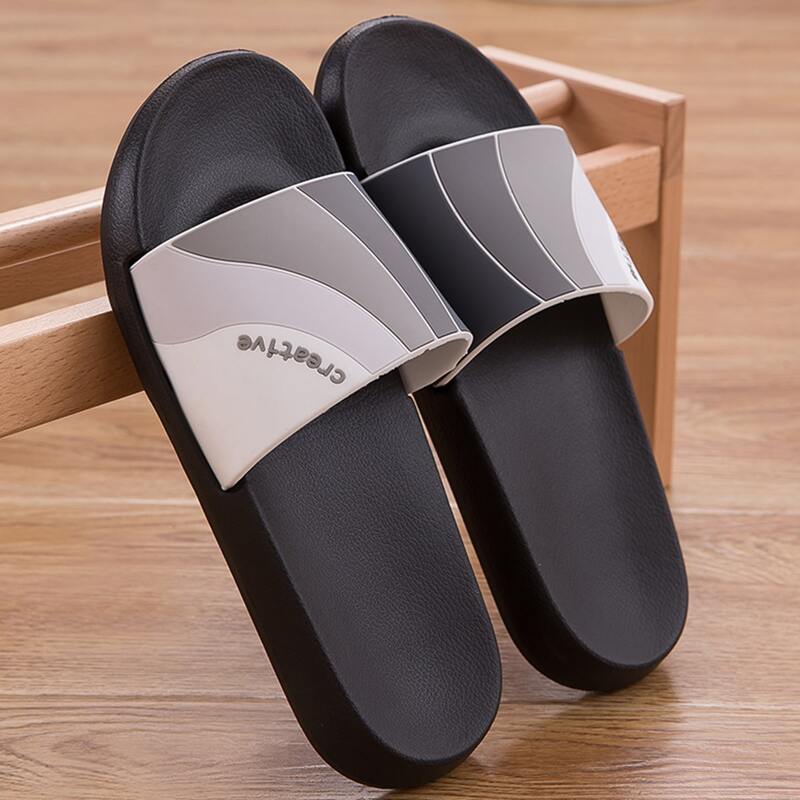 

Guys Open Toe Wide Fit Slippers, Black