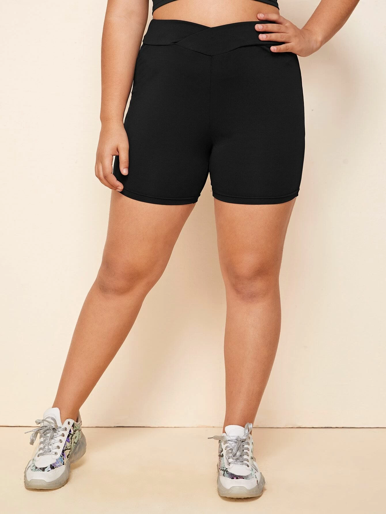 Cross waist biker shorts Clearance