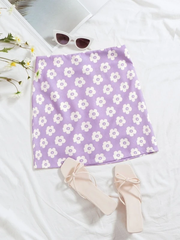 Shein purple skirt Clearance