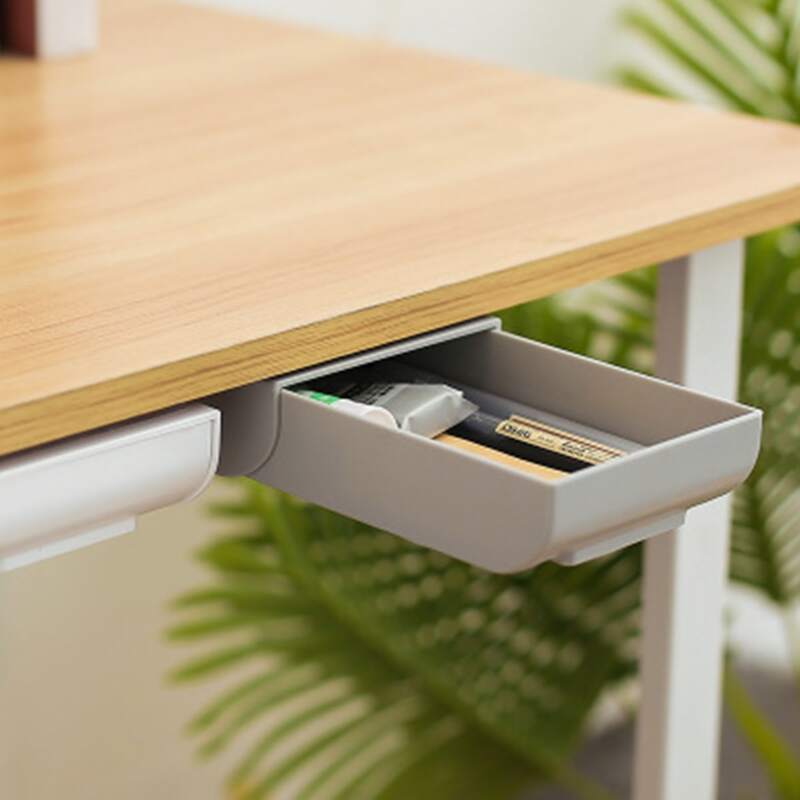 

1pc Under Desk Storage Drawer, Multicolor